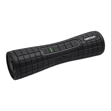 Ivation bluetooth portable stereo speaker User manual