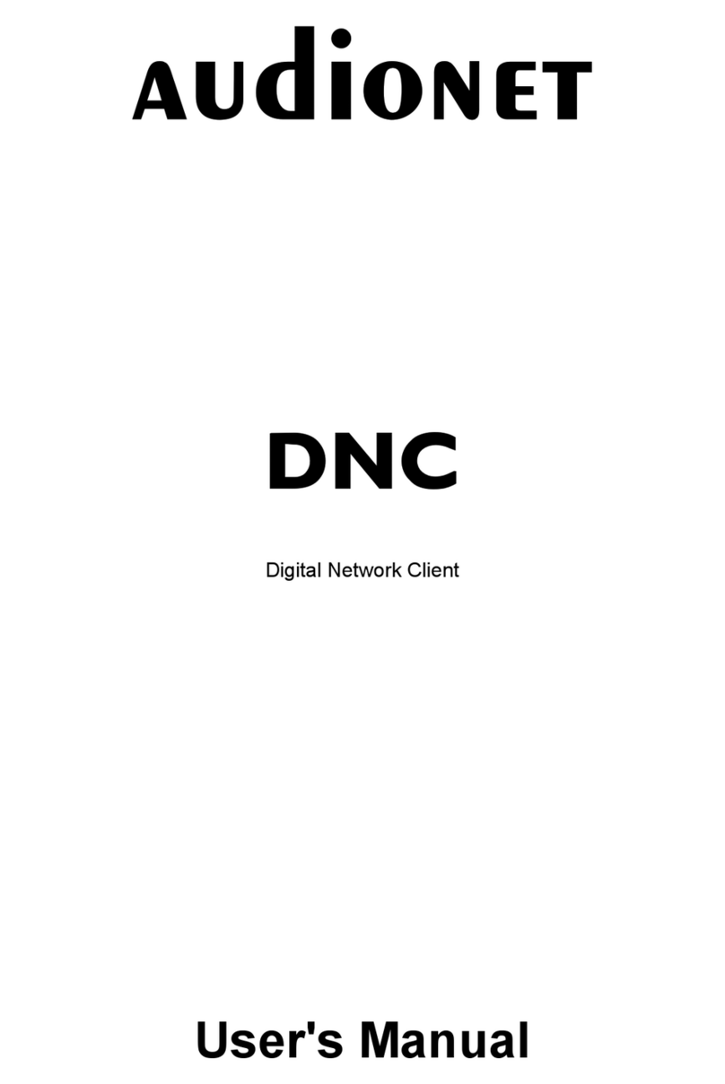 Audionet DNC user manual