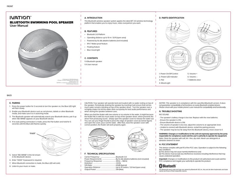 Ivation IVSVPSBTW User manual