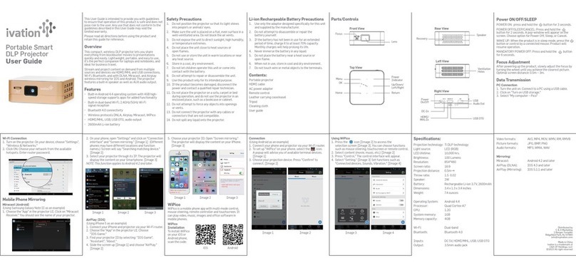 Ivation IV-PJ-PRO3 Series User manual