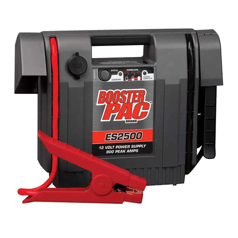 Clore Automotive Booster pac ES2500 user manual Clore Automotive Booster pac ES2500 user manual