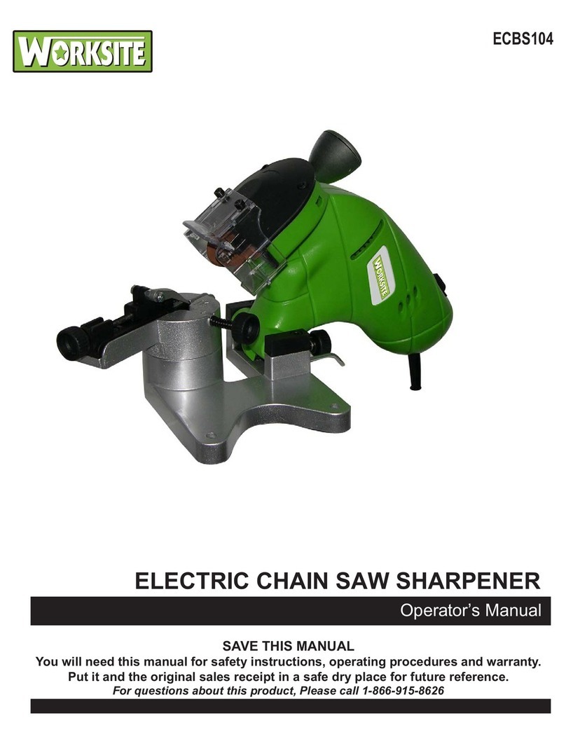 Worksite ECBS104 Operator's manual Worksite ECBS104 Operator's manual