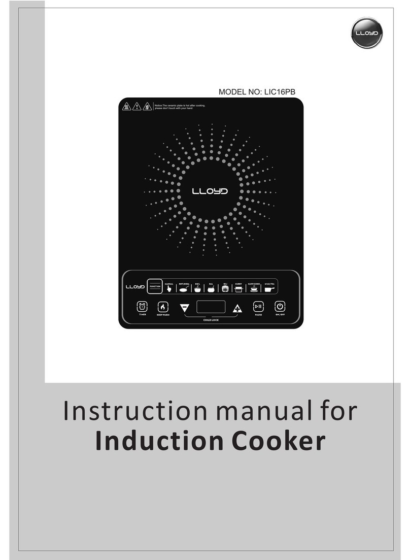 Lloyd LIC16PB instruction manual