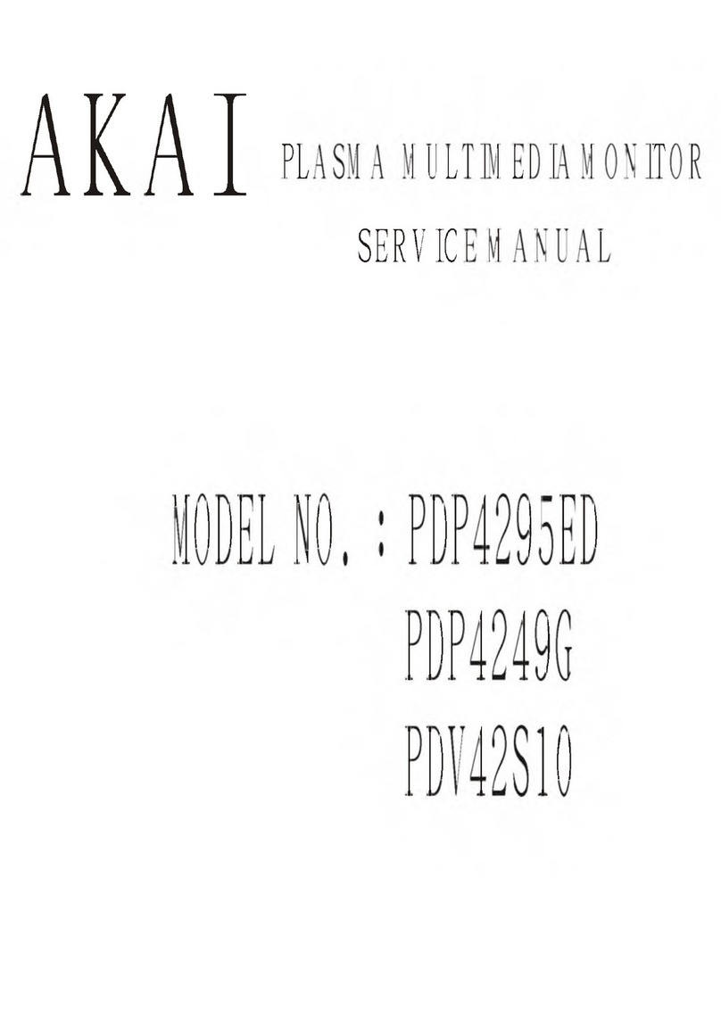 Akai pdp4295ed User manual