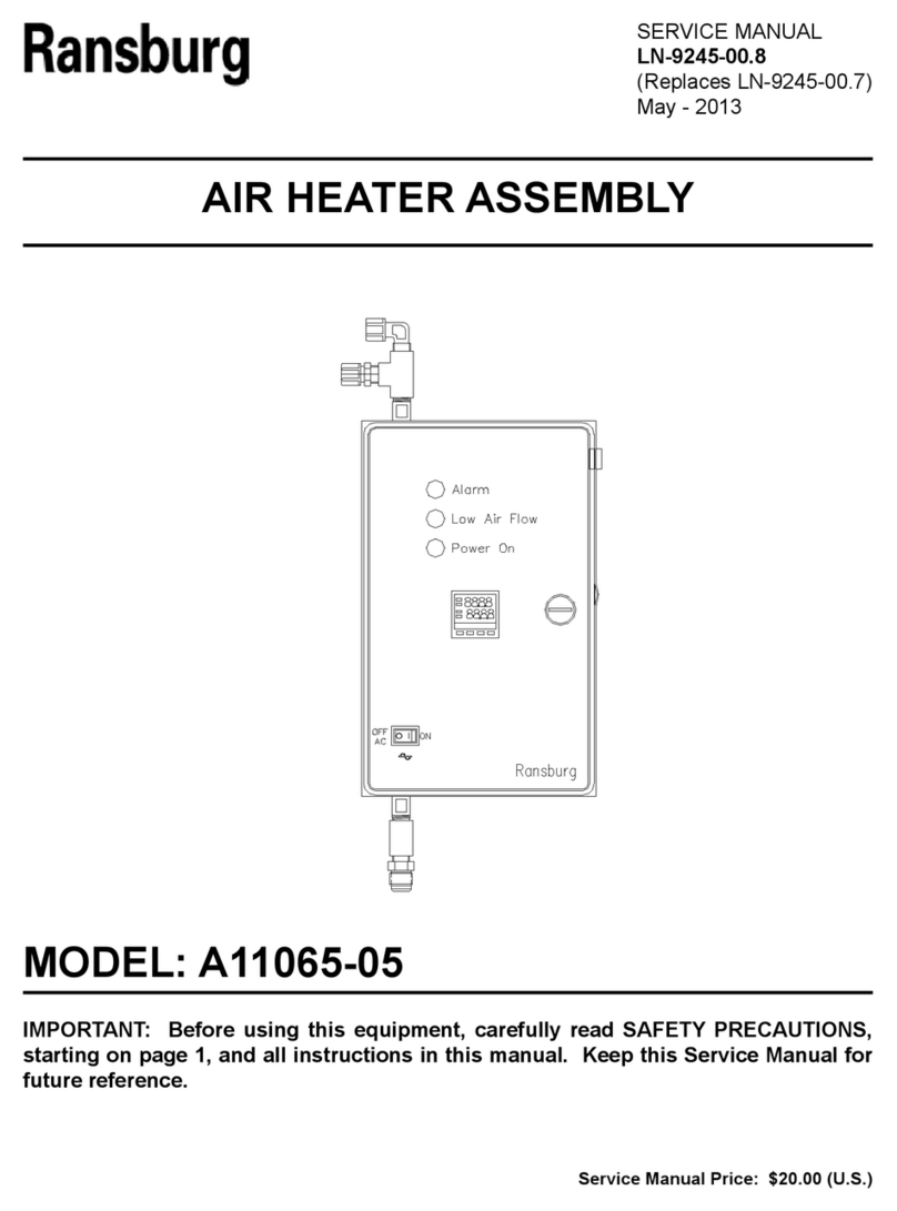 Ransburg A11065-05 Service manual