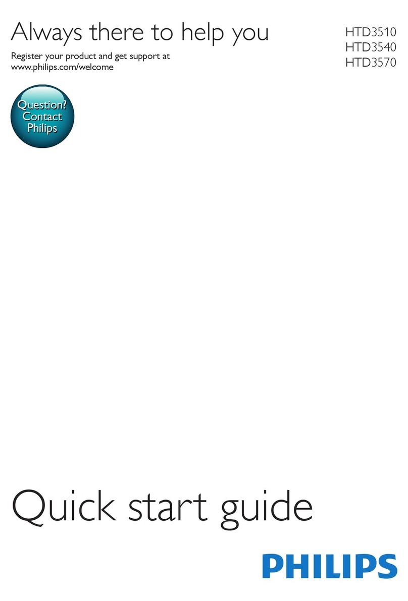 Philips HTD3510 User manual