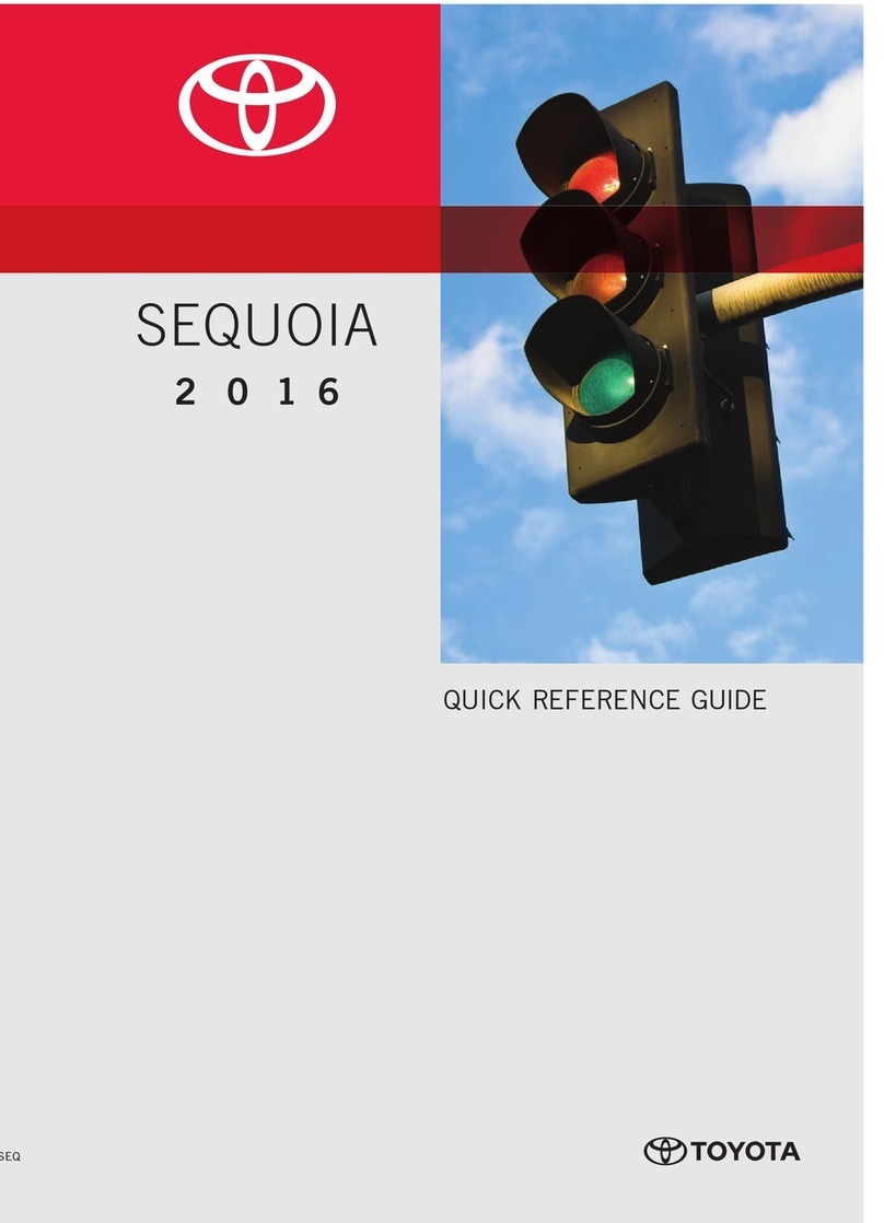 Toyota 2016 SEQUOIA User manual