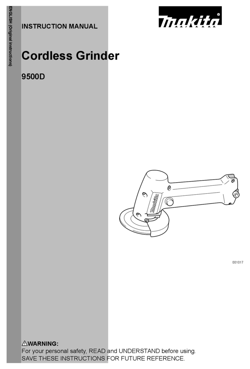 Makita 9500D instruction manual