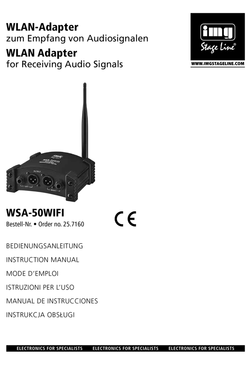 IMG STAGE LINE WSA-50WIFI instruction manual
