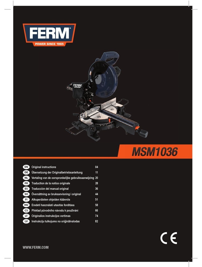 Ferm MSM1036 User manual