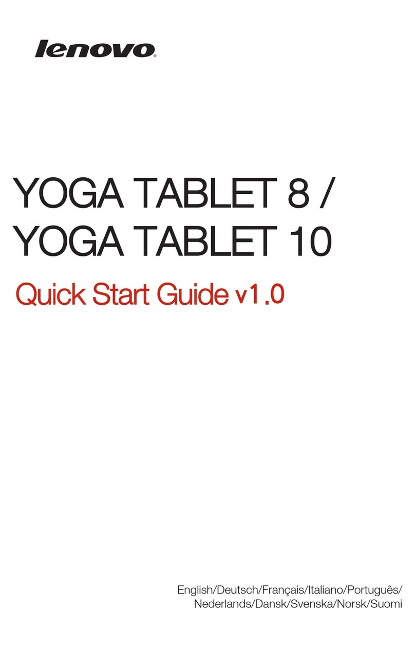 Lenovo YOGA TABLET 8 User manual