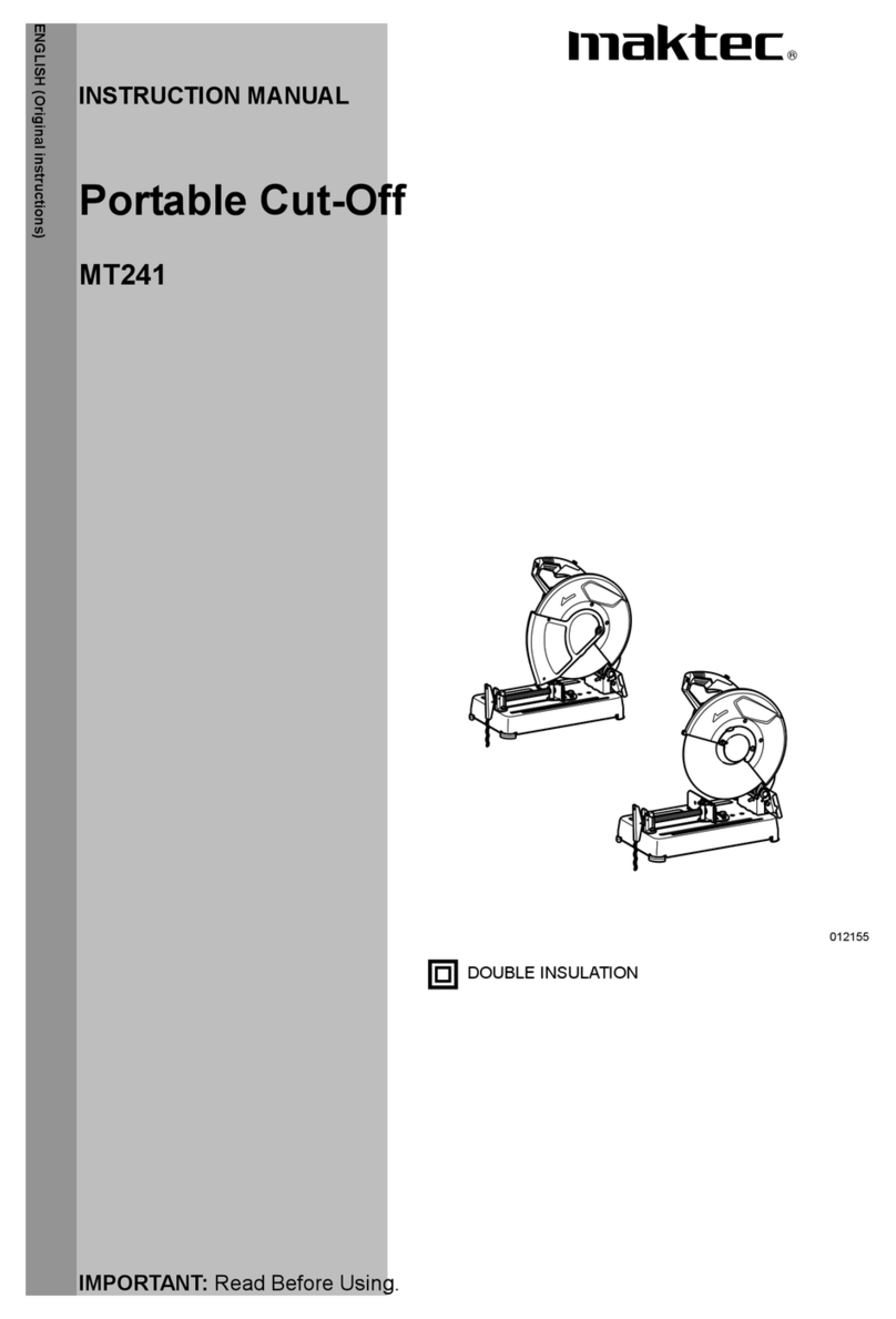 Maktec MT241 User manual
