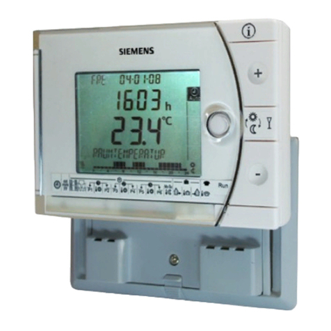 Siemens RCR10/868 User manual