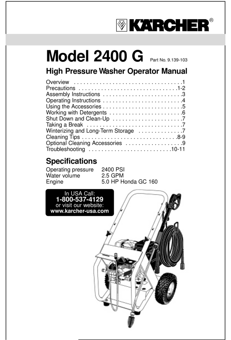 Kärcher 2400 G User manual