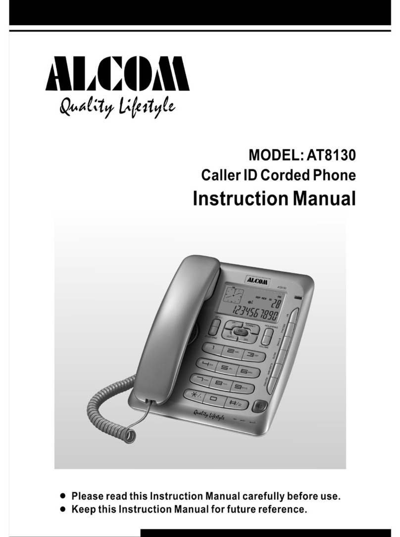 ALcom AT8130 User manual