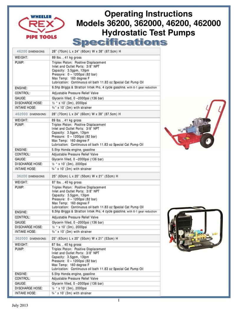 Wheeler-Rex 36200 operating instructions Wheeler-Rex 36200 operating instructions