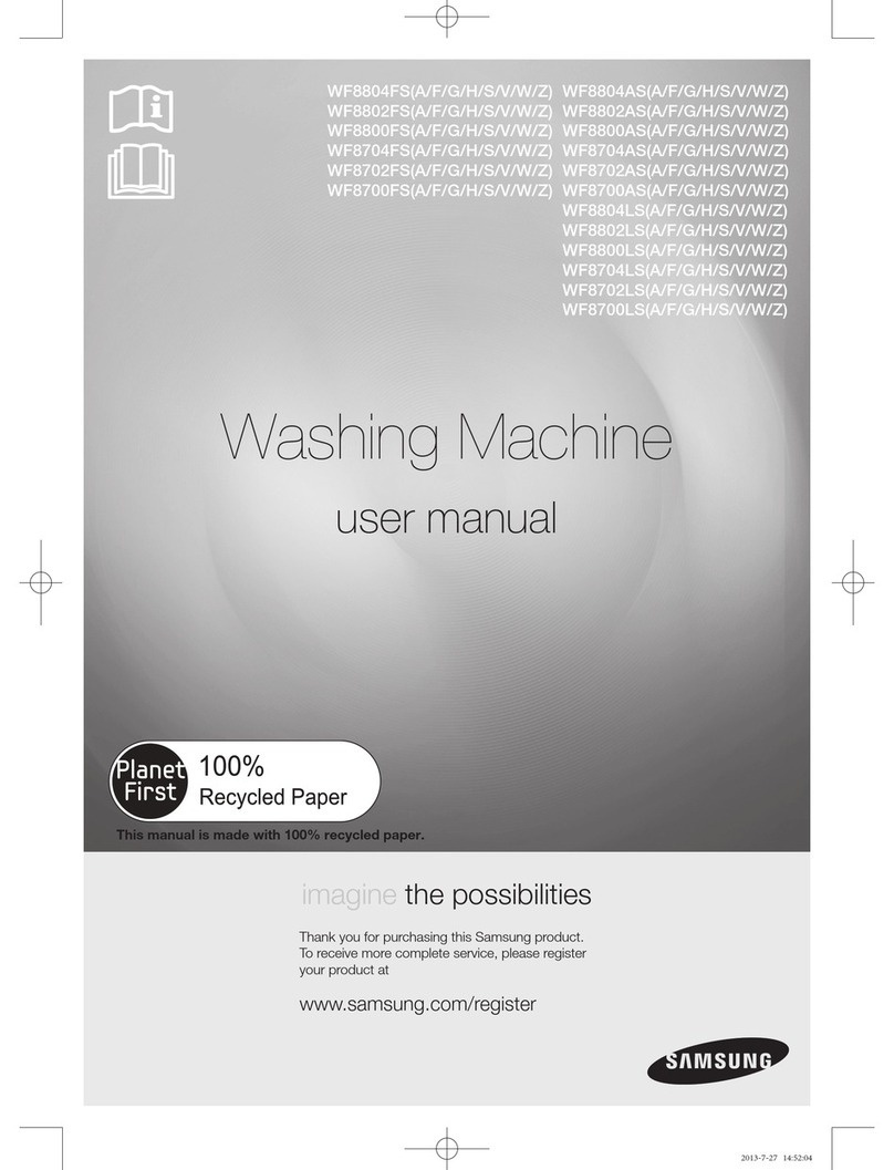 Samsung WF8804FS user manual