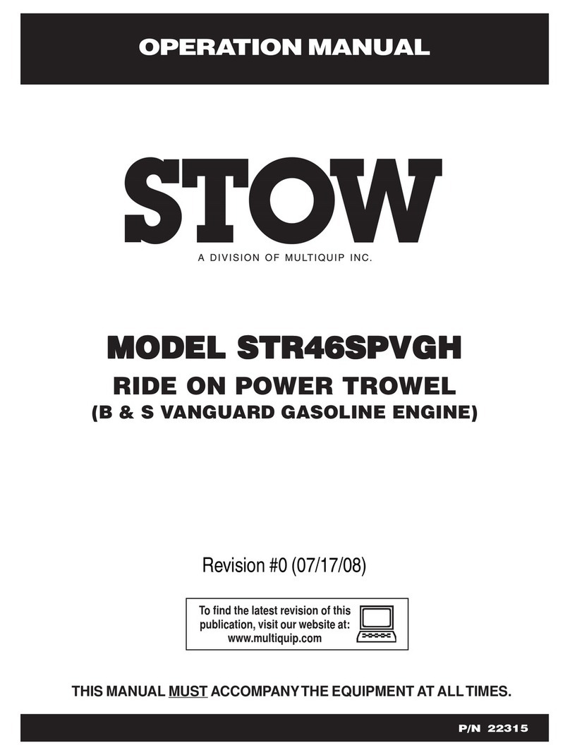 Stow STR46SPVGH Operation manual