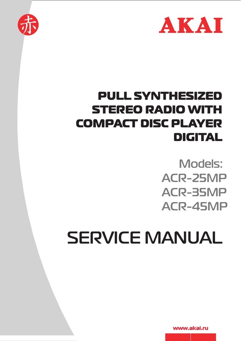 Akai ACR-25MP User manual