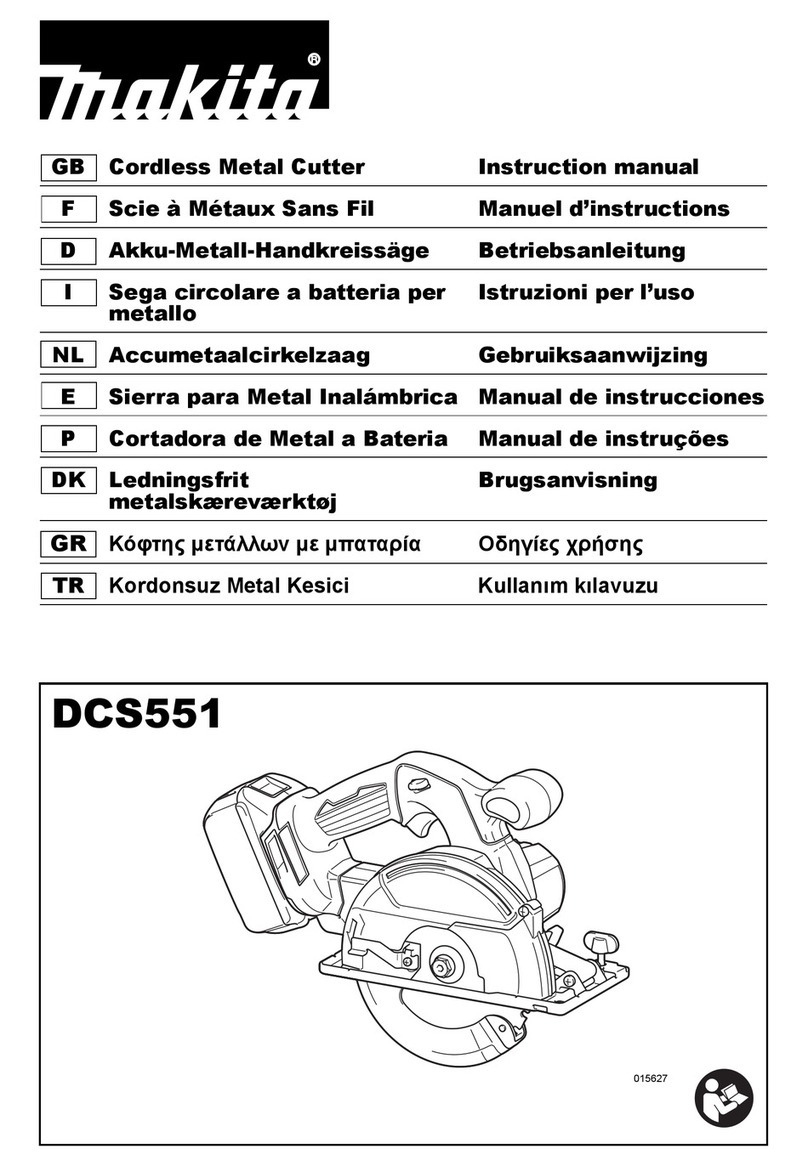 Makita DCS551 User manual