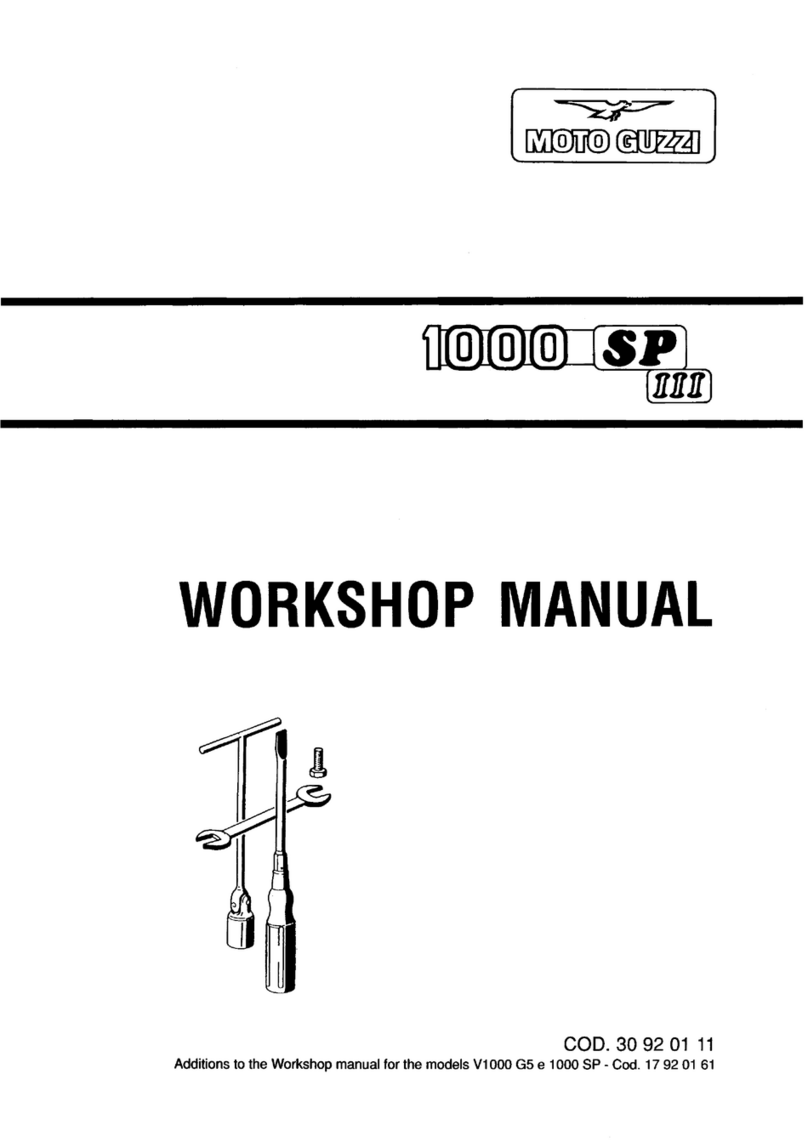 MOTO GUZZI 1000 SP III Workshop manual
