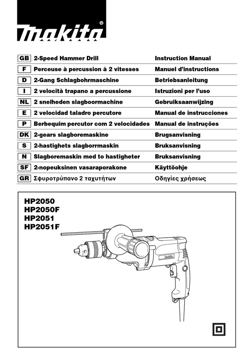 Makita HP2050 instruction manual