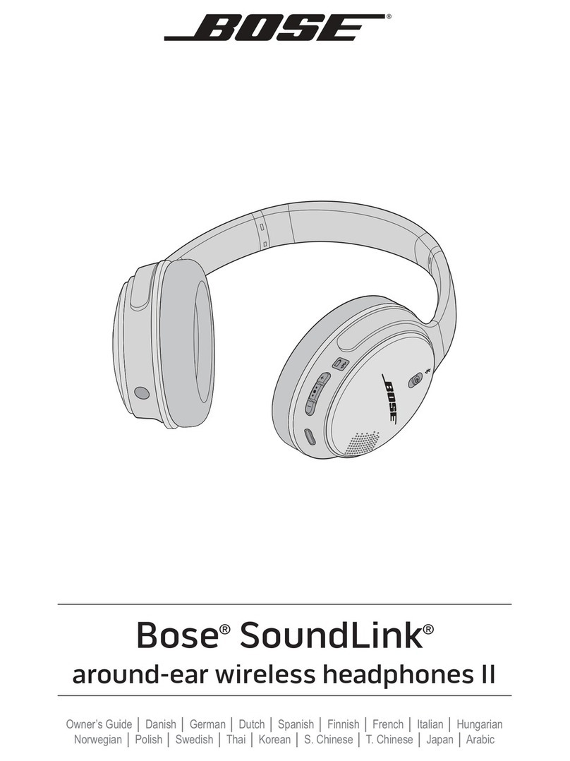 Bose SoundLink 018SLAEBTB User manual Bose SoundLink 018SLAEBTB User manual