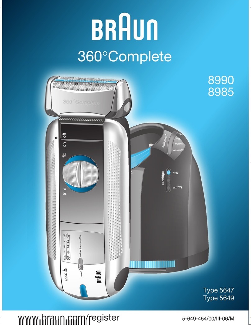 Braun 8990 User manual