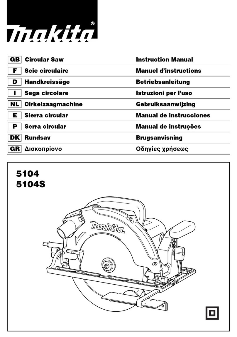 Makita 5104 instruction manual