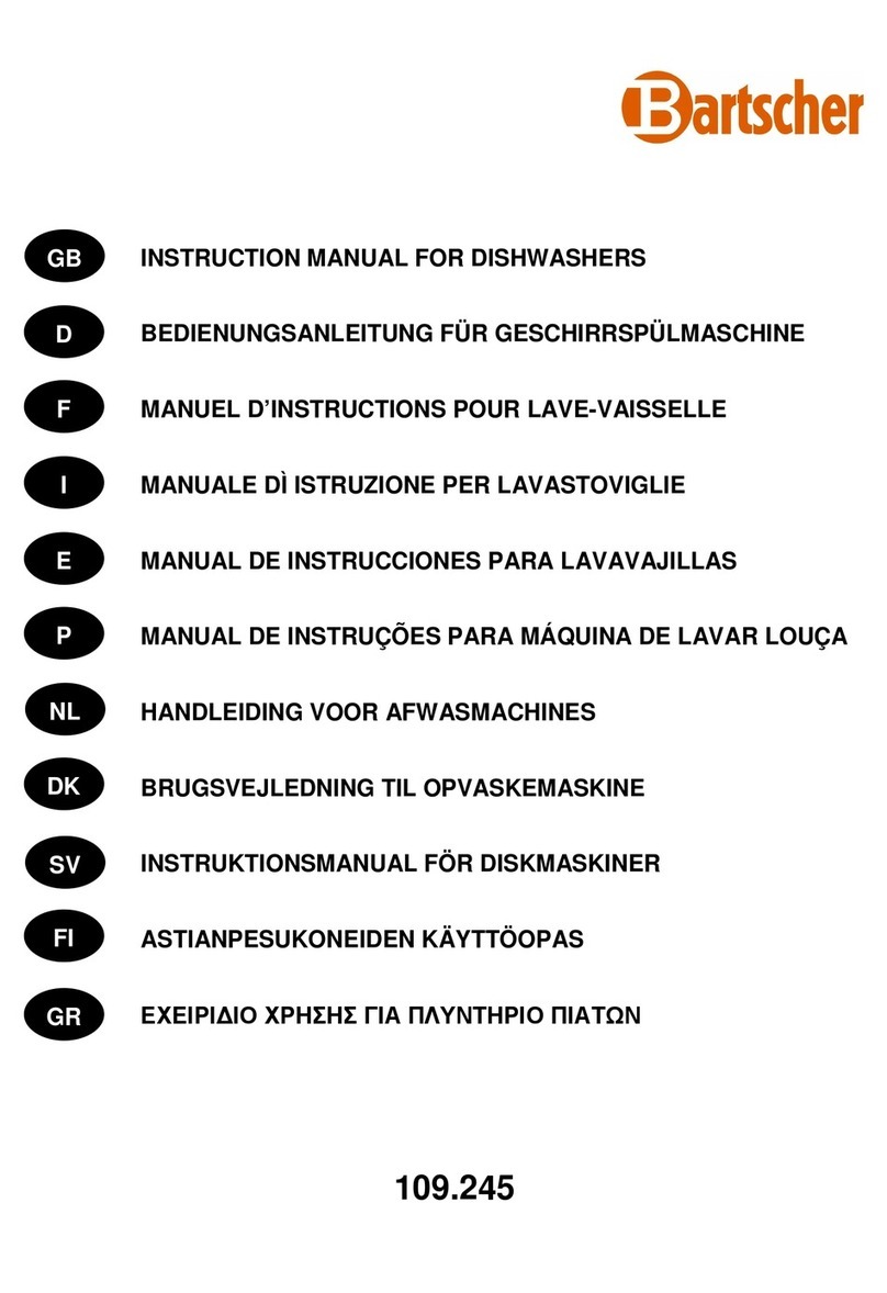 Bartscher 109.245 instruction manual