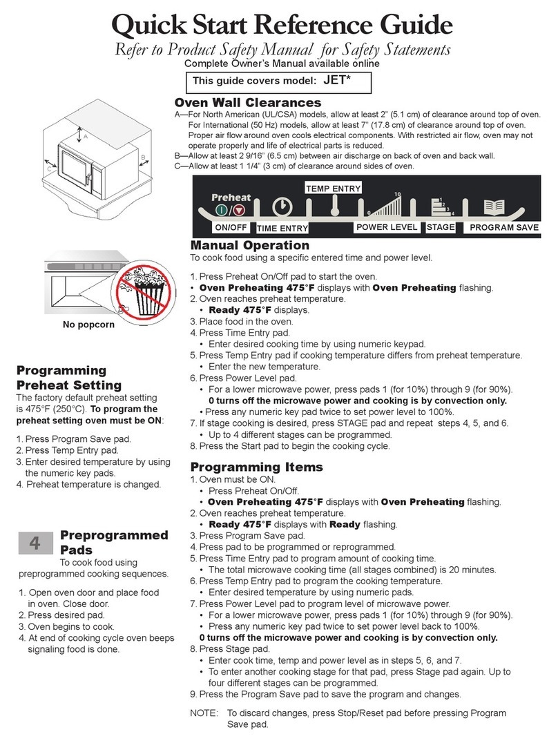 Amana JET Series Quick start & reference guide Amana JET Series Quick start & reference guide