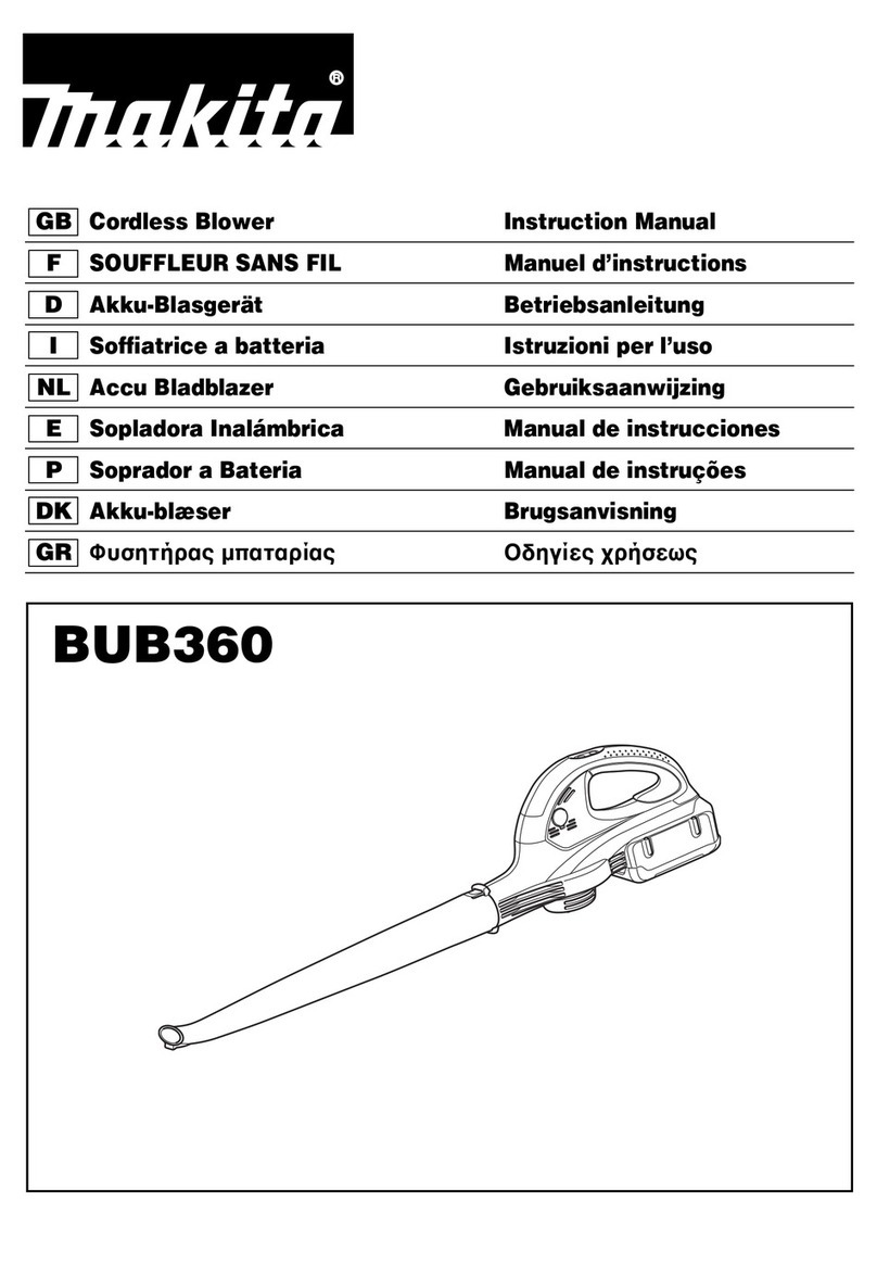 Makita BUB360 User manual Makita BUB360 User manual