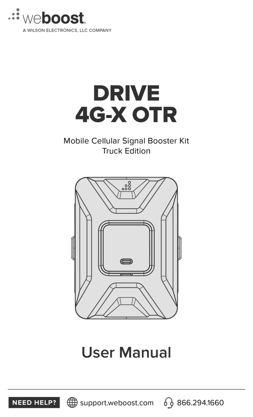 weBoost DRIVE 4G-X OTR User manual