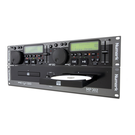 Numark MP302 quick start guide