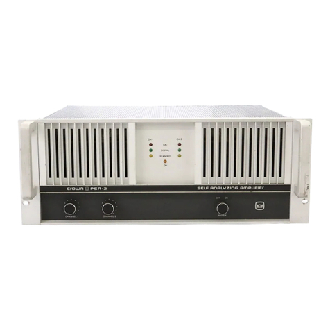Crown PSA-2 User manual