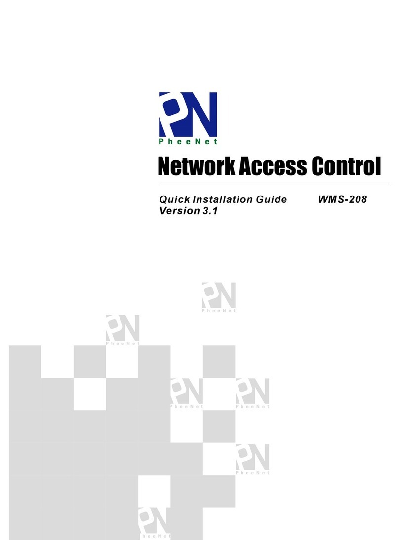 PheeNet WMS-208 User manual