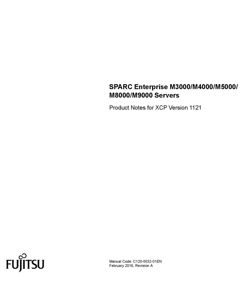 Fujitsu SPARC Enterprise M3000 Service manual