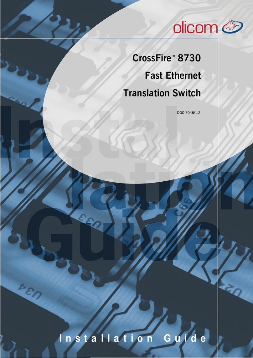 Olicom CrossFire 8730 installation guide