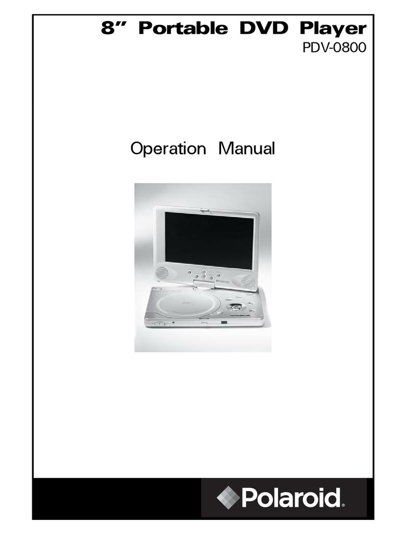 Polaroid PDV-0800 User manual