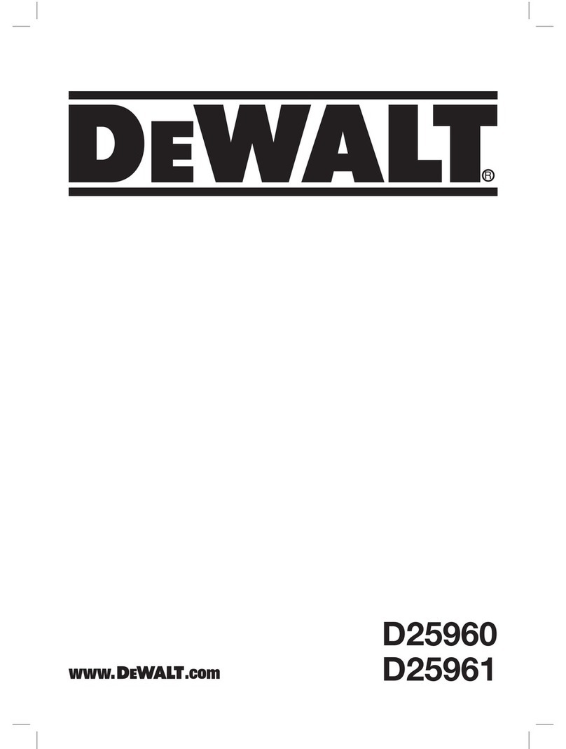 DeWalt D25960 User manual