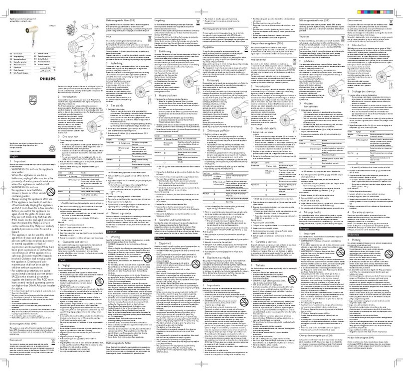 Philips HP8270 user manual