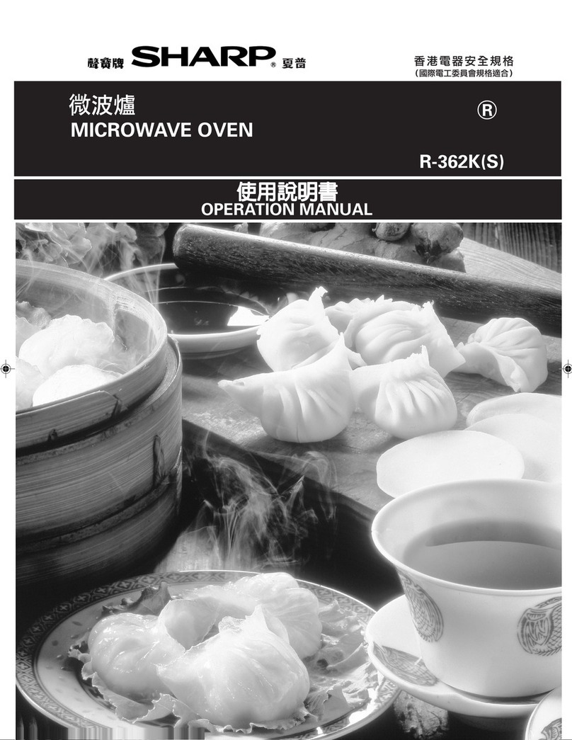 Sharp R-362K(S) User manual