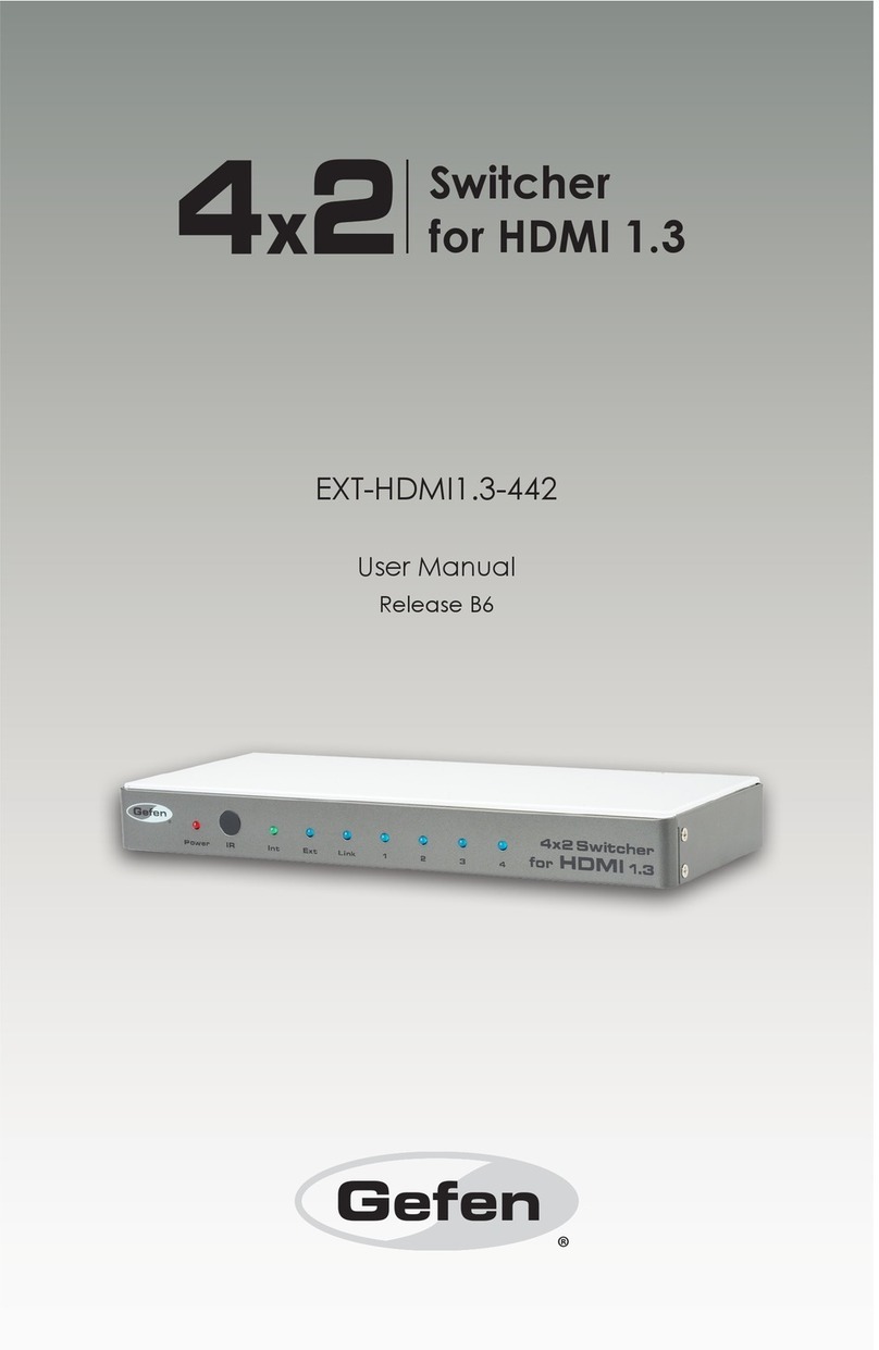 Gefen EXT-HDMI1.3-442 user manual Gefen EXT-HDMI1.3-442 user manual