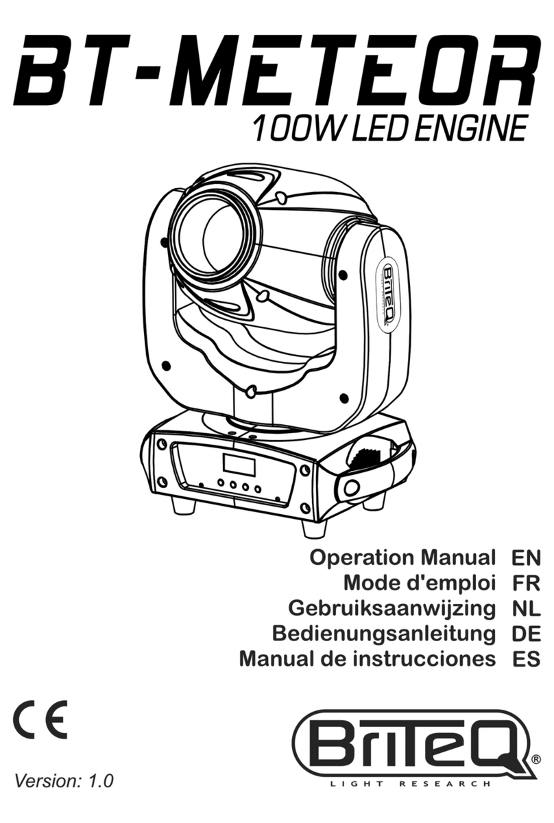 Briteq BT-Meteor Operation manual