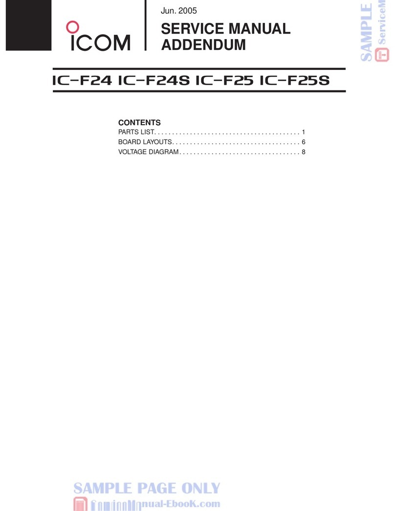 Icom IC-F24 Servise manual