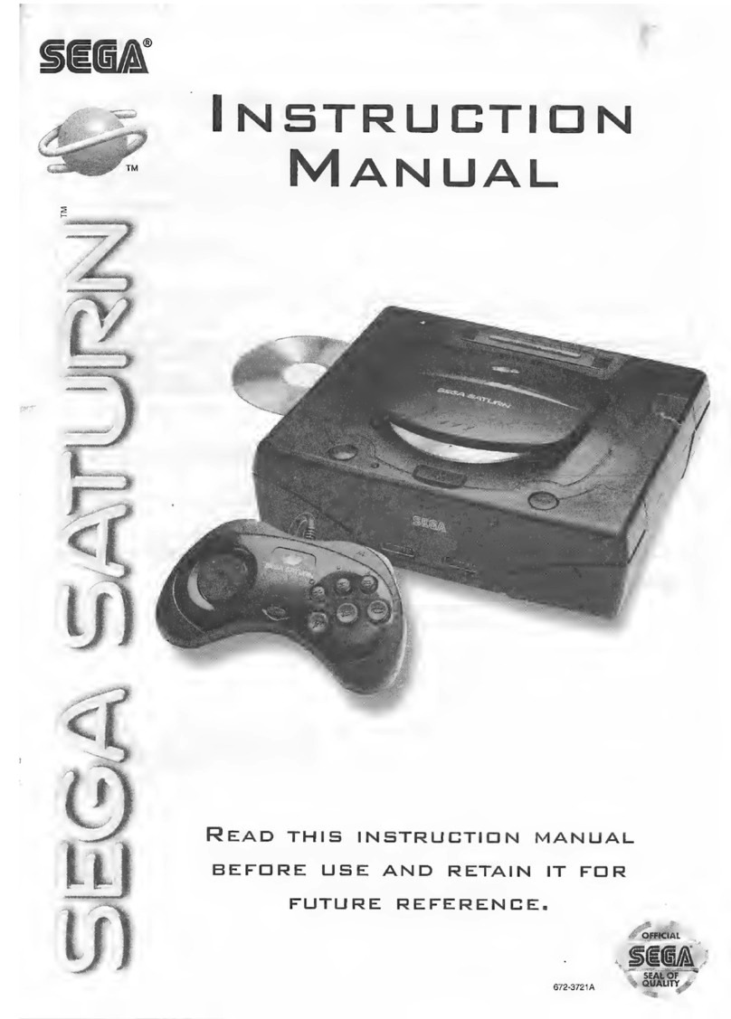 Sega Saturn instruction manual