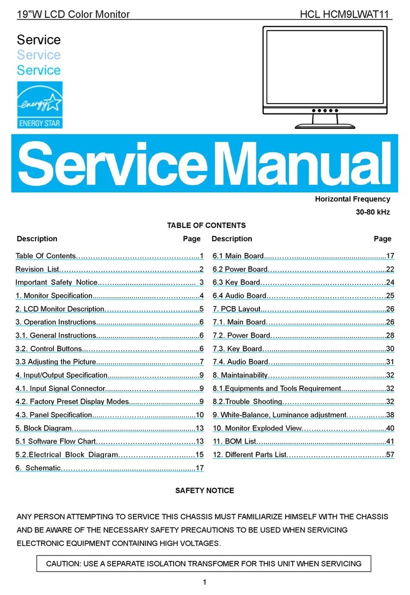 HCL HCM9LWAT11 Building instructions