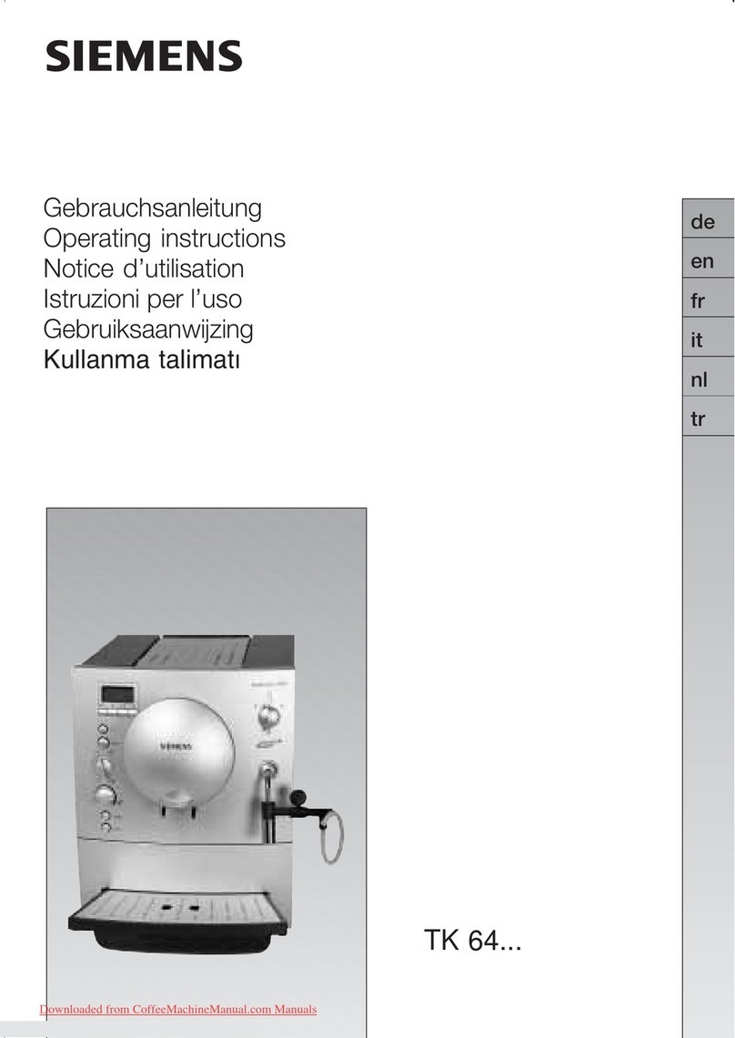 Siemens TK 64 Series User manual