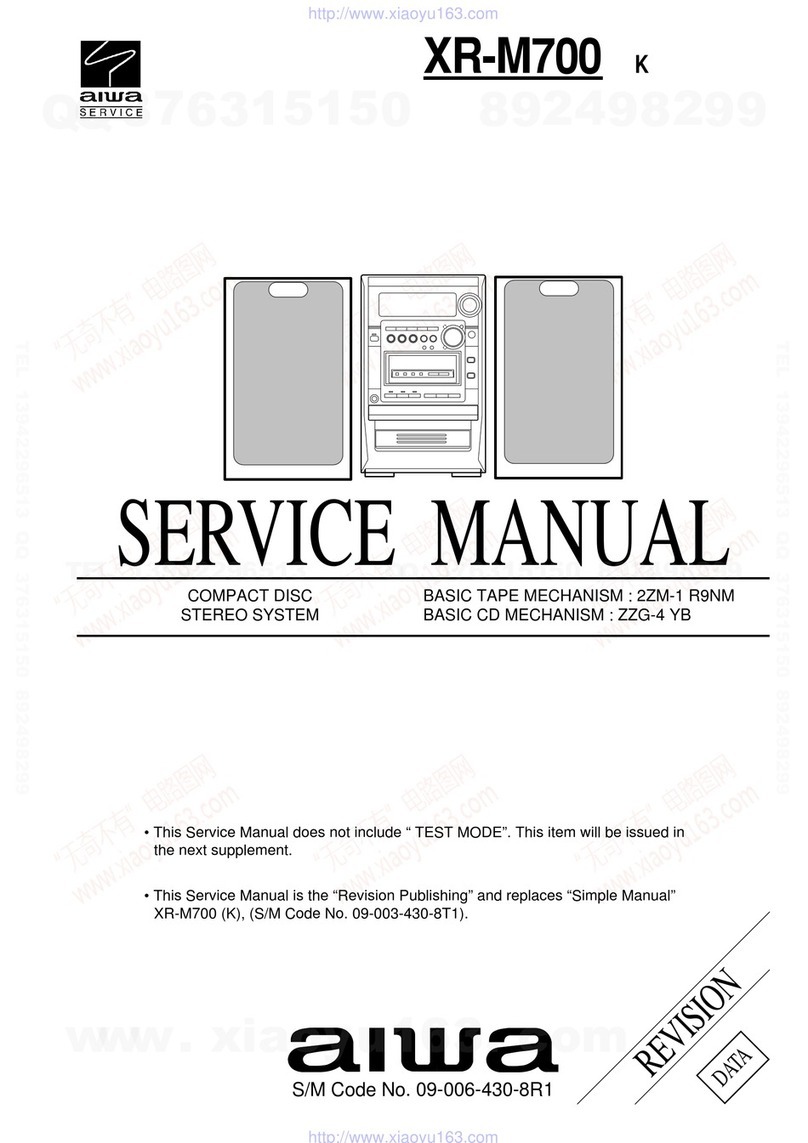Aiwa XR-M700 Servise manual