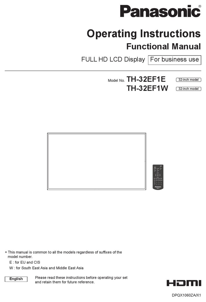 Panasonic th-32ef1e User manual